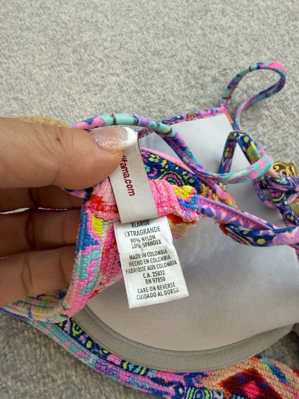 Luli Fama Printed Underwire Bikini Set - Picture 6 of 6